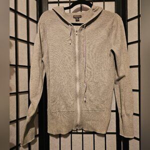 Eddie Bauer Gray Zip-Up Hoodie